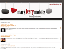 Tablet Screenshot of marklearydesigns.com